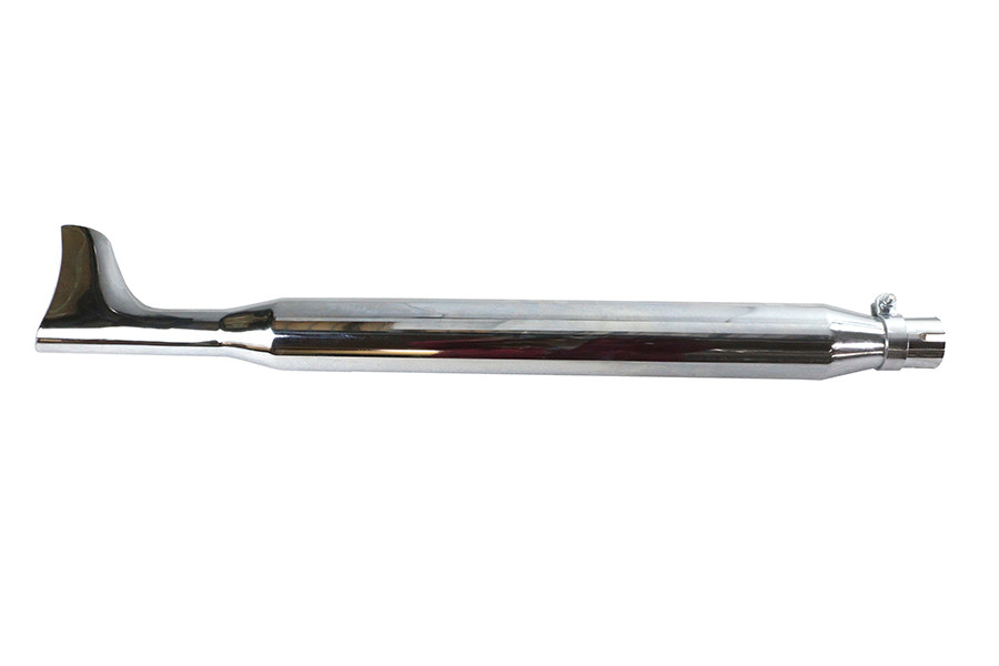 Wyatt Gatling #08-0199-36 - Chrome Fishtail Muffler 36 inch