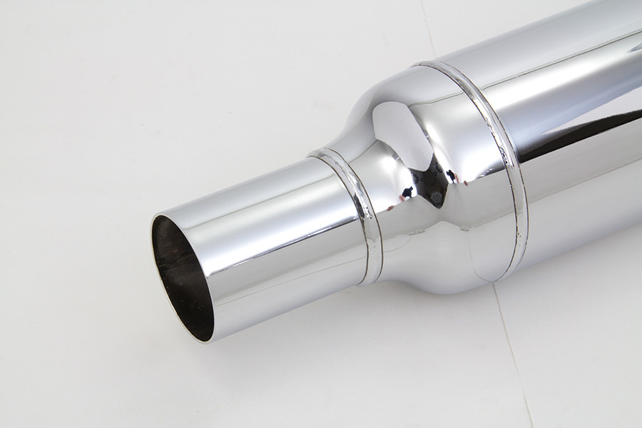 Wyatt Gatling #08-0195S - 22 inch Cigar Muffler Chrome