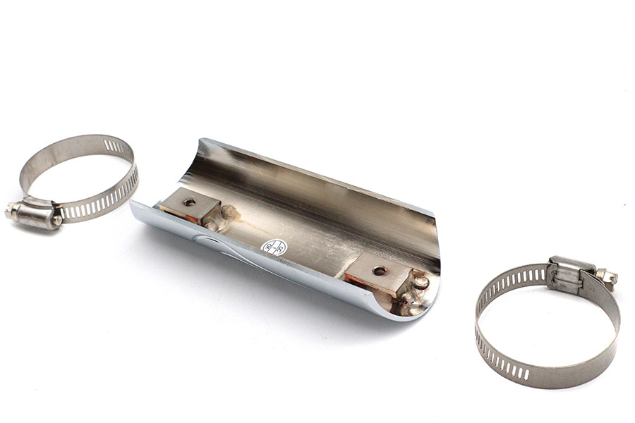 V-Twin #14-0580-6 - Exhaust Heat Shield Flame Style