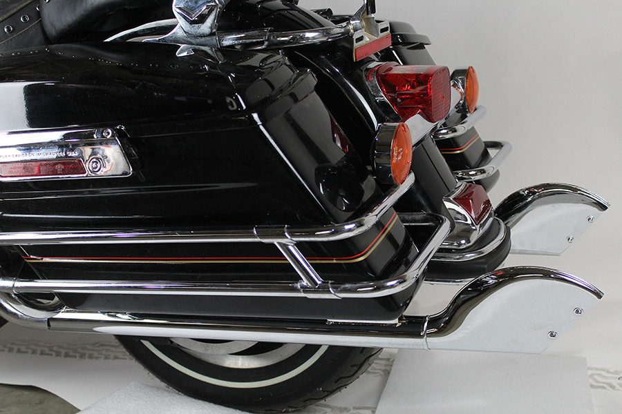 Wyatt Gatling - Batique Style Exhaust Tube Set Chrome