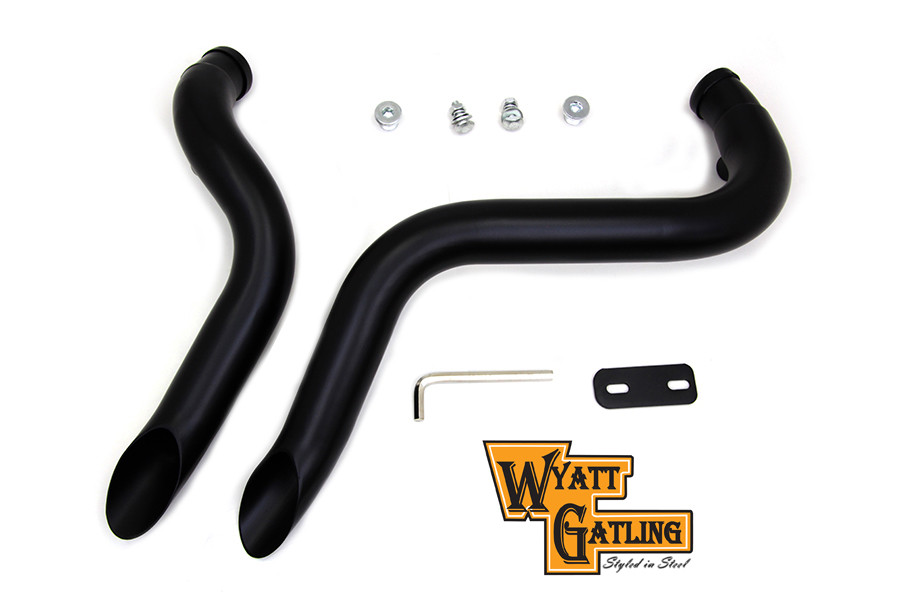 V-Twin #8762 - Wyatt Gatling Down Draft Exhaust Header Set