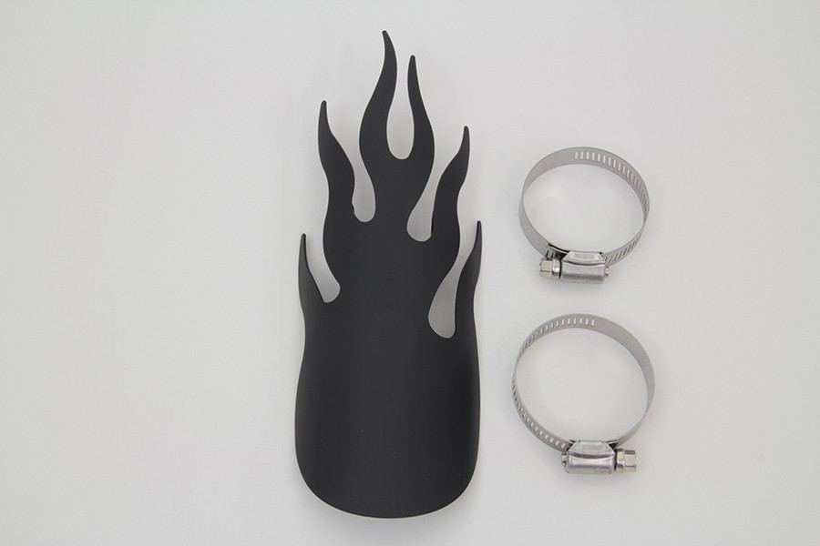 V-Twin #63057B - Black Flame Heat Shield