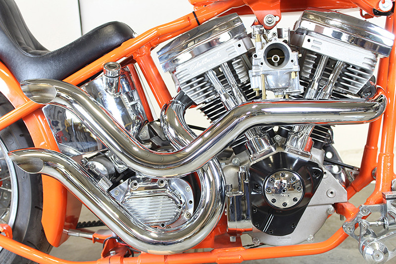 V-Twin - Exhaust Drag Pipe Set Slash Cut