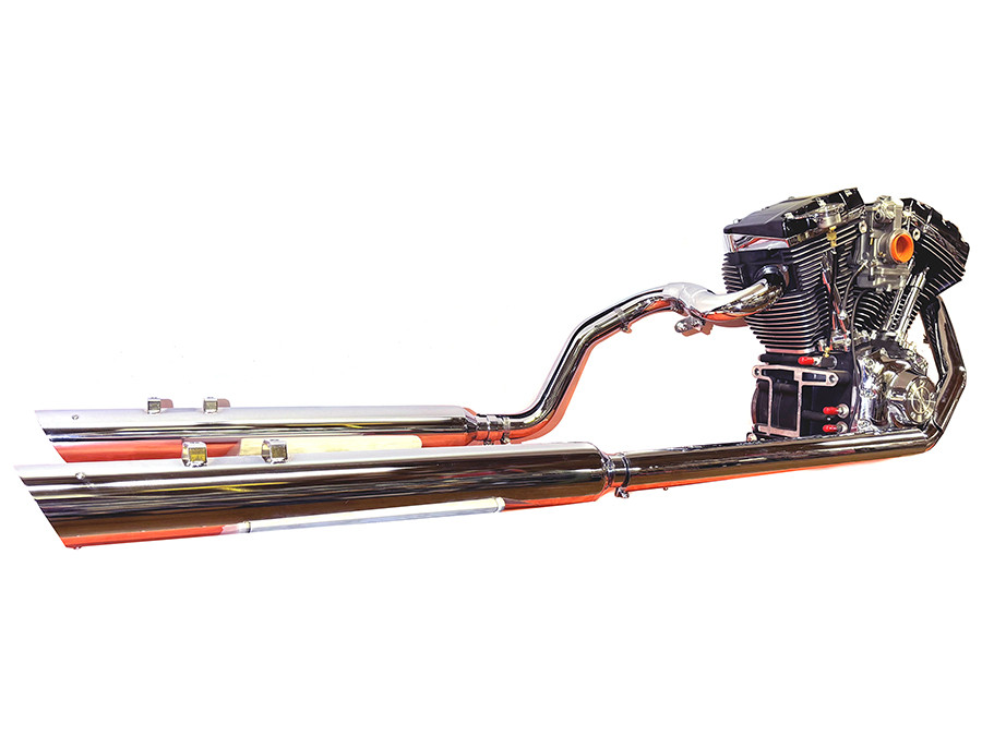 V-Twin - Touring Crossover Exhaust Header System Chrome