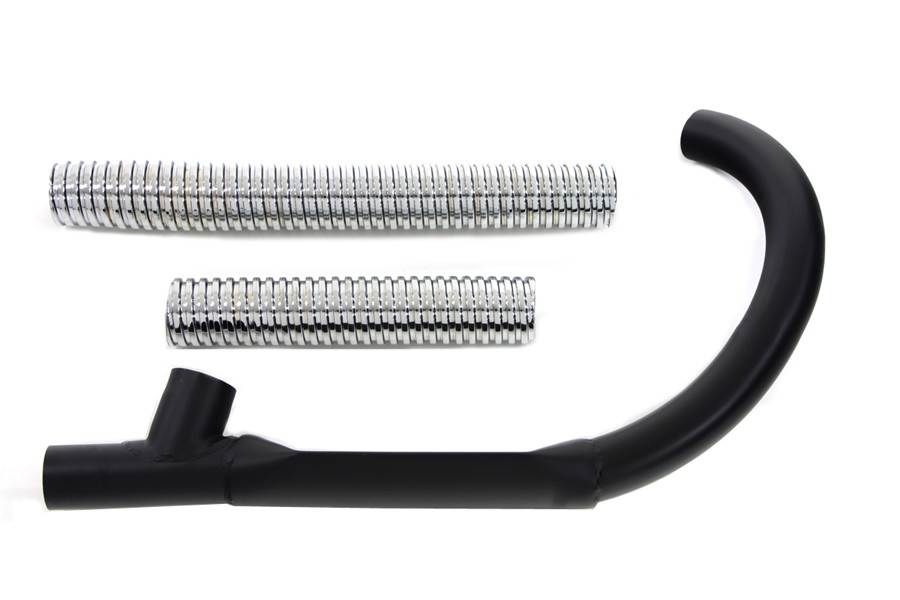 V-Twin - 45 inch Exhaust Header Set with Flex Cover
