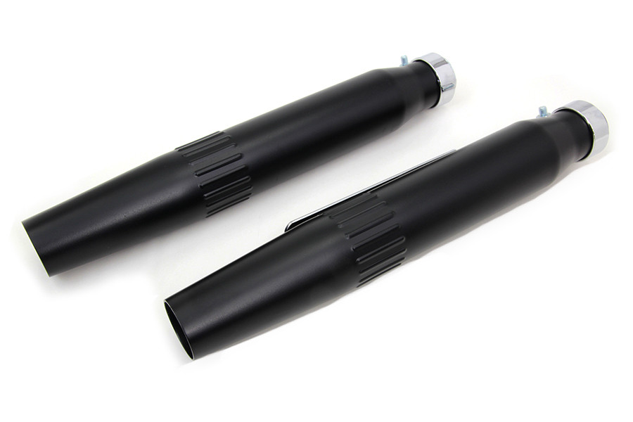 V-Twin #08-6149GMB - Wyatt Gatling Tapered Muffler Set
