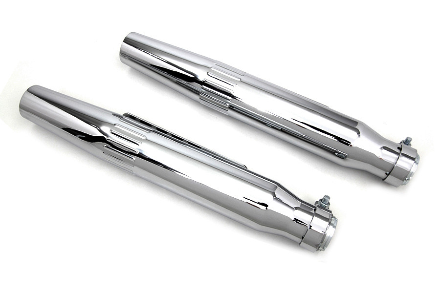 V-Twin #08-6149G - Wyatt Gatling Tapered Muffler Set