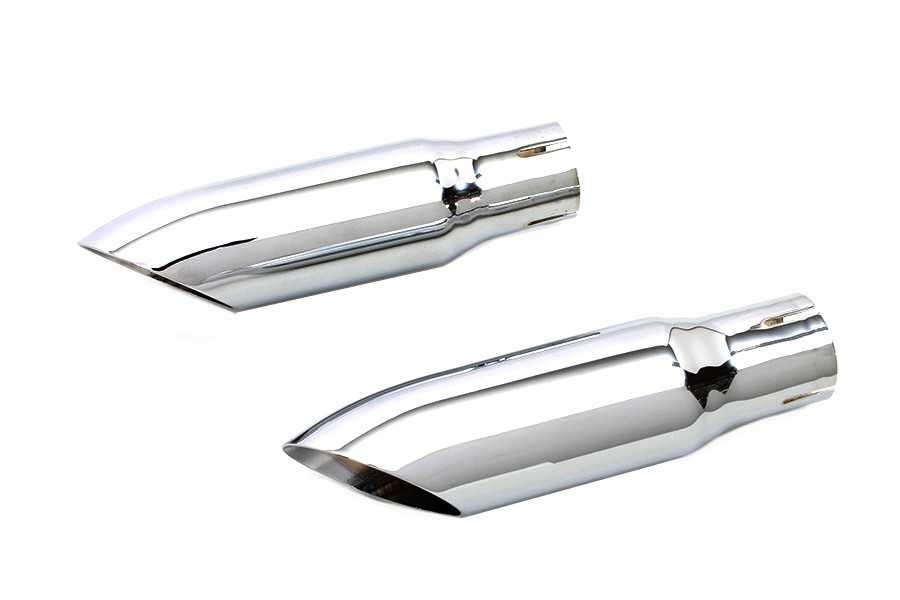 V-Twin - Chrome Mini Exhaust Tip Set