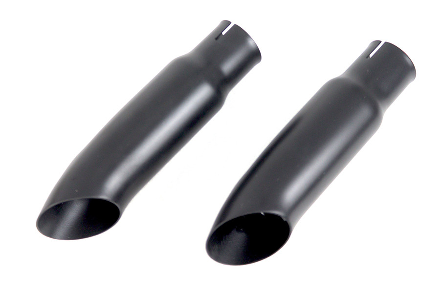 V-Twin - Black Mini Exhaust Tip Set