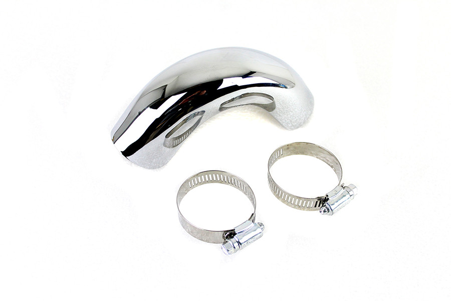 V-Twin #435ES - Chrome Rear Heat Shield