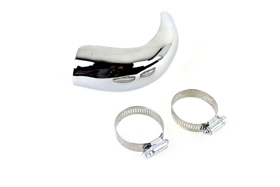 V-Twin #435ES - Chrome Rear Heat Shield
