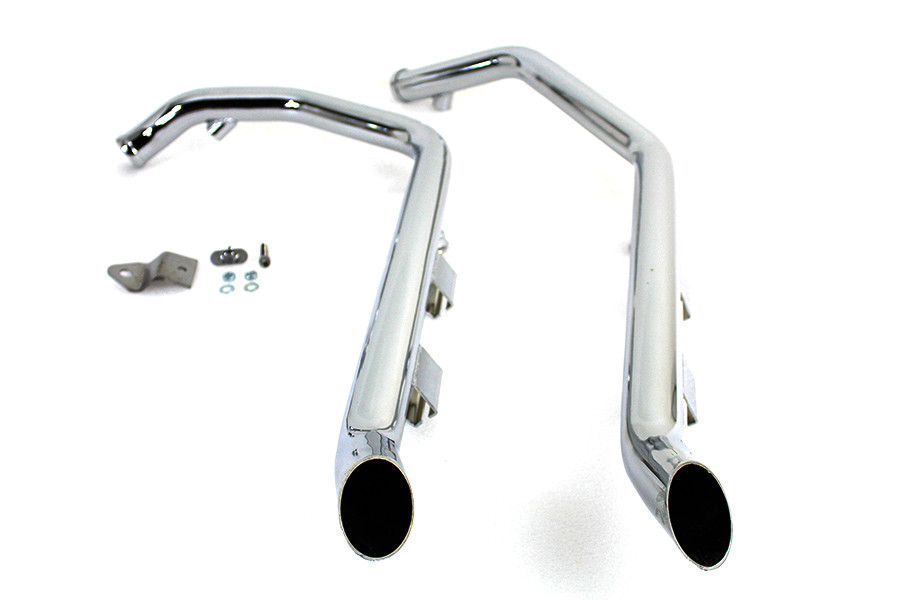 Wyatt Gatling - Wyatt Gatling Exhaust Drag Pipe Set Goose Style Ends