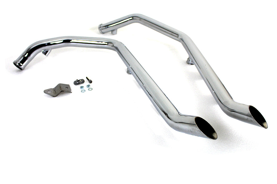 Wyatt Gatling - Wyatt Gatling Exhaust Drag Pipe Set Goose Style Ends