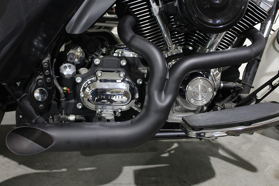 V-Twin #3442 - FXD 2:1 Lake Side Pipe Exhaust Black