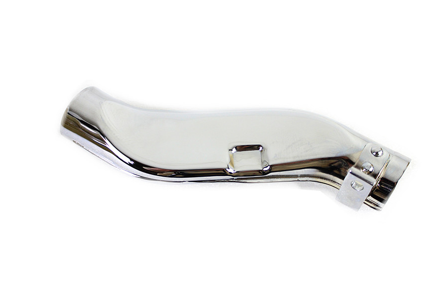 V-Twin - Flat  inchSquash inch Pipe with Tab Chrome