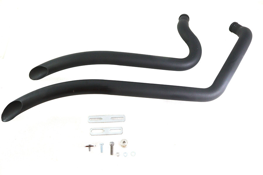V-Twin - Factory Sample Wyatt Gatling Smooth Radius Pipe Set Black