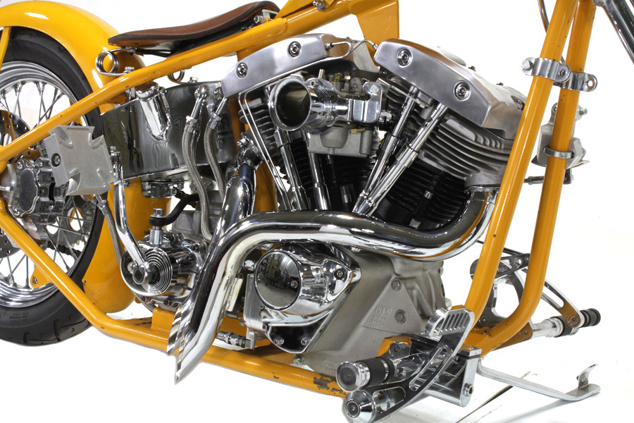 Wyatt Gatling - Chrome Wyatt Gatling Down Draft Drag Pipes