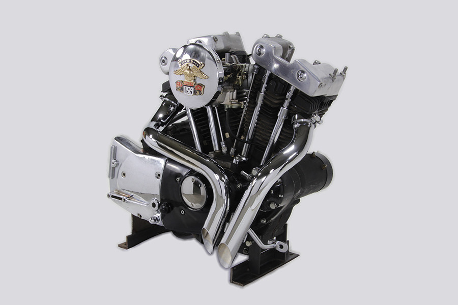 V-Twin #1221 - Ironhead LAF Exhaust Header Set Chrome