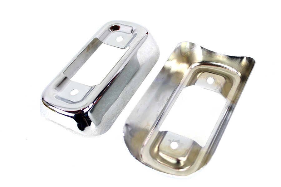 V-Twin #77970A - 4 inch Muffler Bracket Cover Set