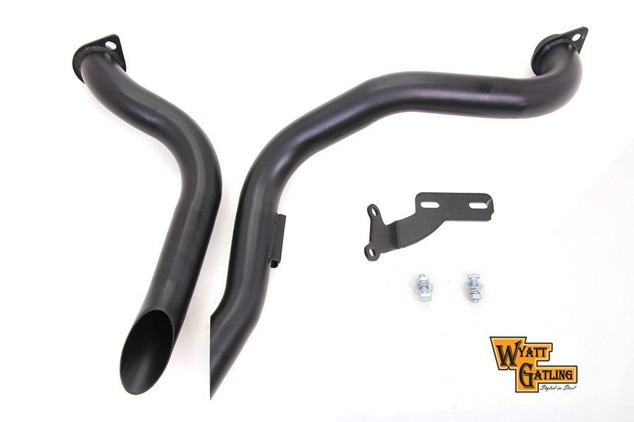 Wyatt Gatling - Black Wyatt Gatling Down Draft Drag Pipes