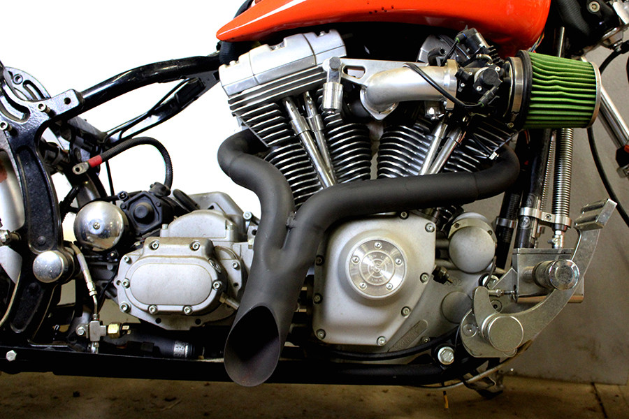 Wyatt Gatling #2292 - Wyatt Gatling  inchY inch Exhaust Pipe Header Black