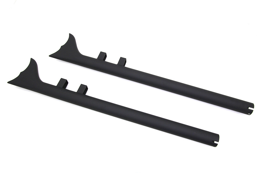 Wyatt Gatling - Wyatt Gatling 32 inch Scalloped Fishtail Set Black