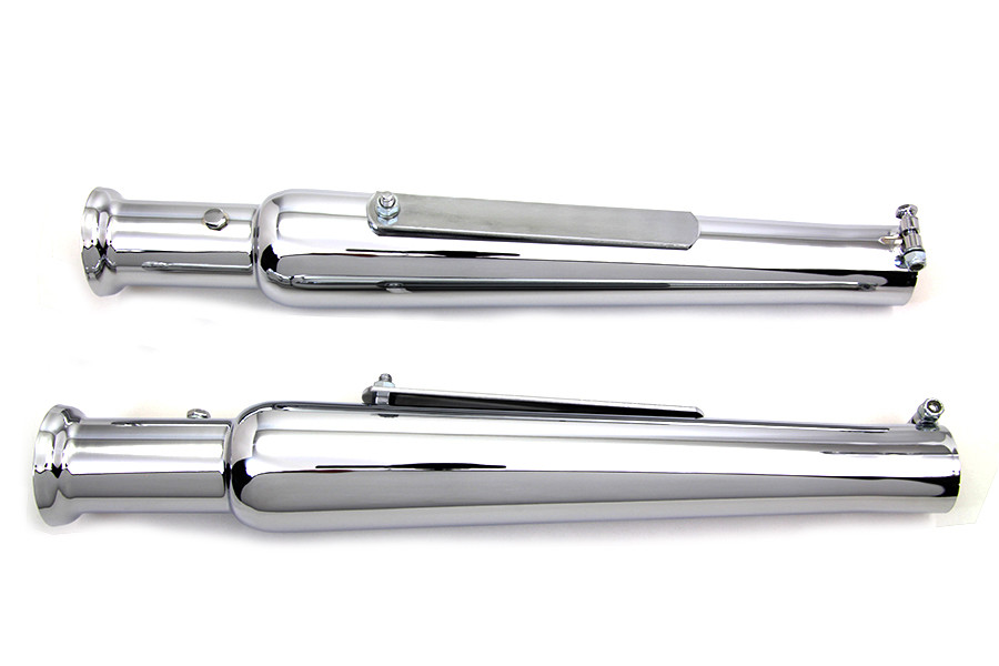 V-Twin - 20 inch Megaphone Slip on Muffler Tips