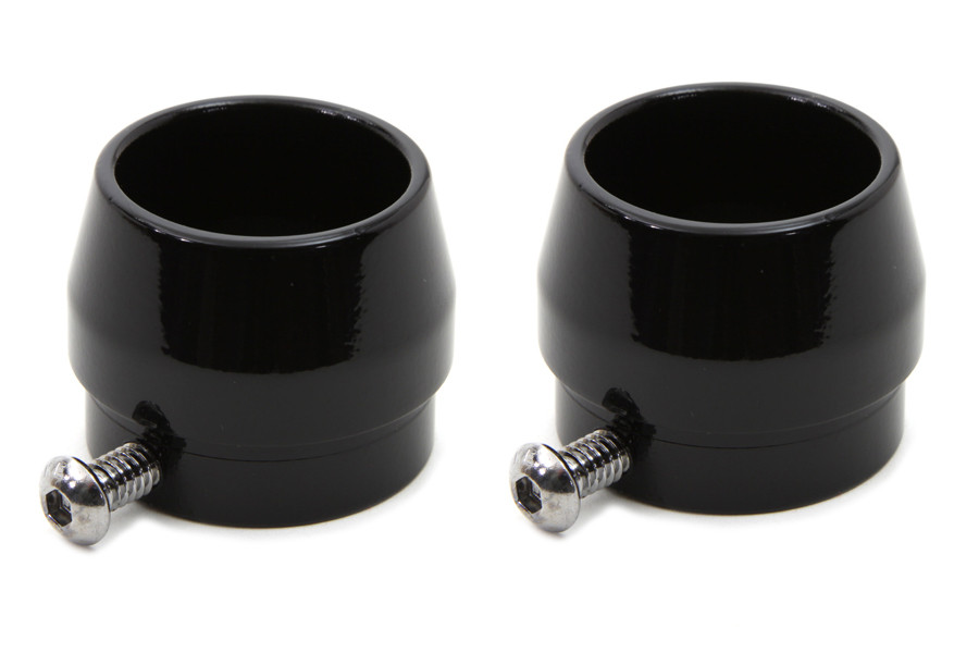 V-Twin #3899 - Gloss Black Tips for 1-3/4 Straight Pipe Exhausts