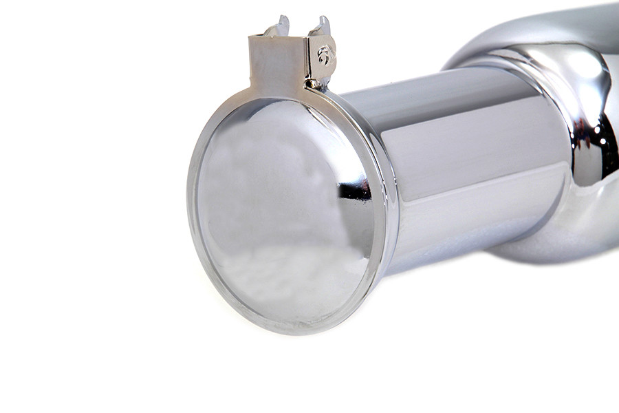 Wyatt Gatling #R5515C - Chrome Megaphone Muffler Set