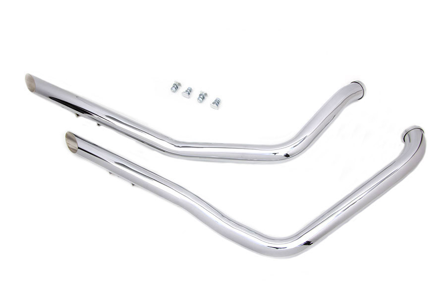 Paughco #731-40 - Drag Pipe Set Chrome