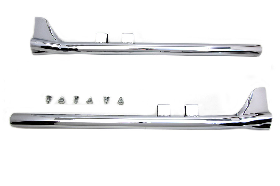 V-Twin - 36 inch Bronx Straight Tail Set Chrome