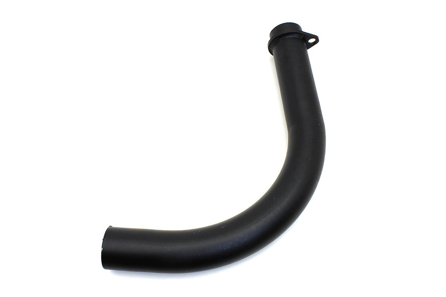V-Twin - Black Front Cylinder Exhaust Header Pipe