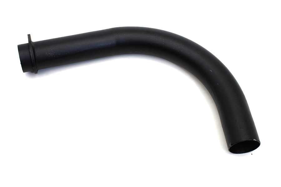 V-Twin - Black Front Cylinder Exhaust Header Pipe