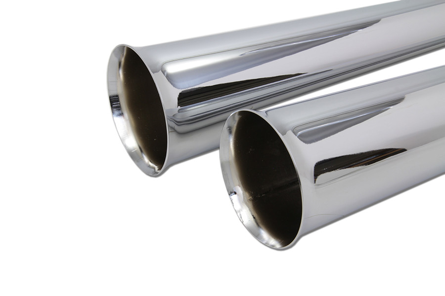 V-Twin #77440 - Chrome Megaphone Tip Set