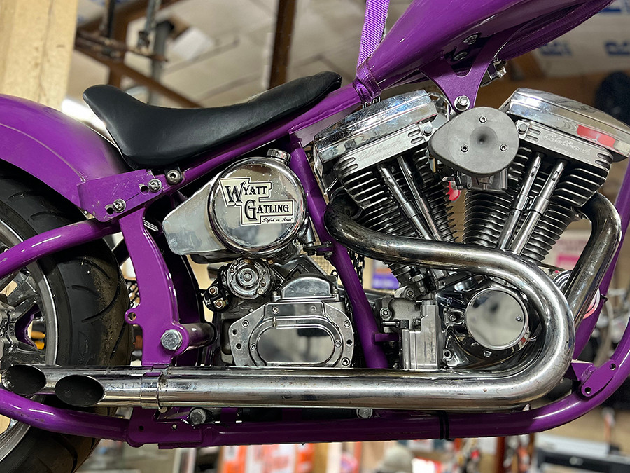 V-Twin #78837 - Side By Side Drag Pipe Set Chrome