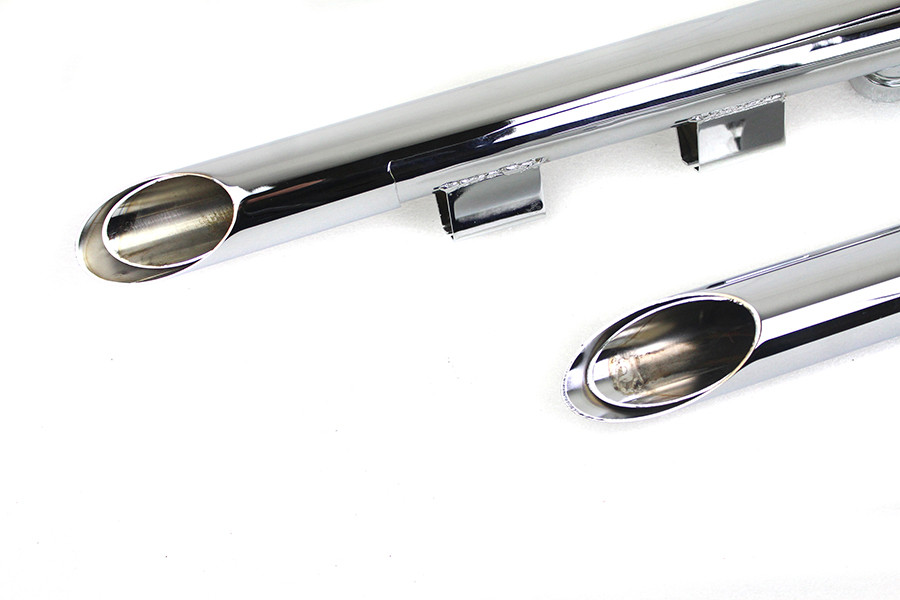 MCM #9706 - MCM Illusion Drag Pipe Set Chrome