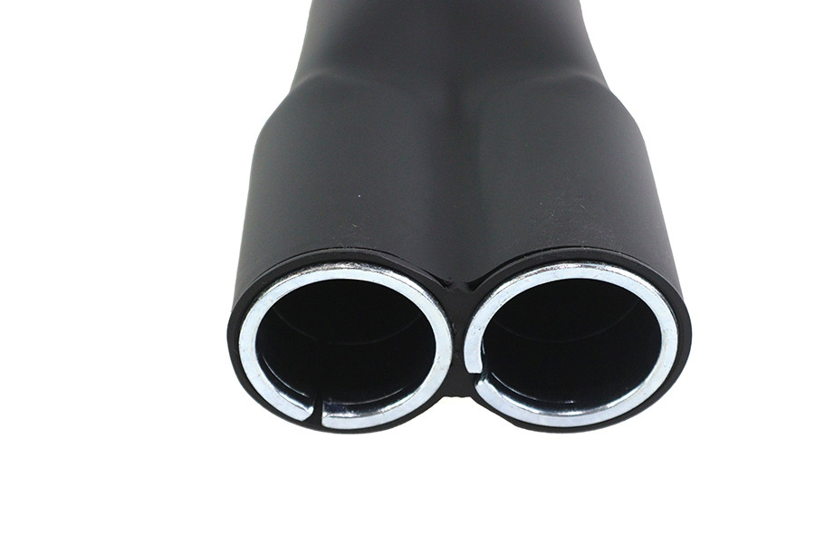 V-Twin #78778B - 2:1 24 inch Collector Turn Out Muffler Black