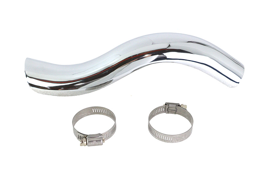 V-Twin #78114A - Chrome Rear Heat Shield
