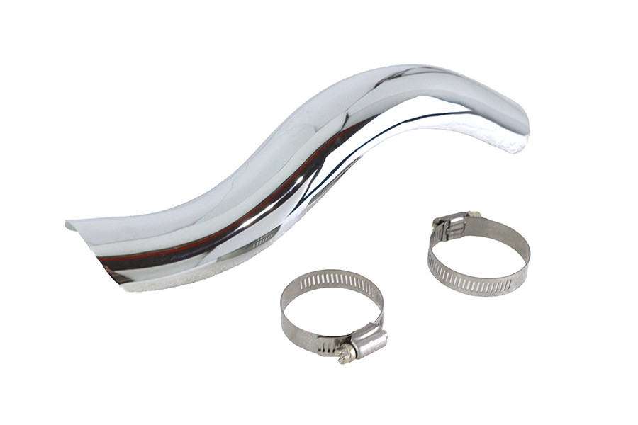 V-Twin #78114A - Chrome Rear Heat Shield