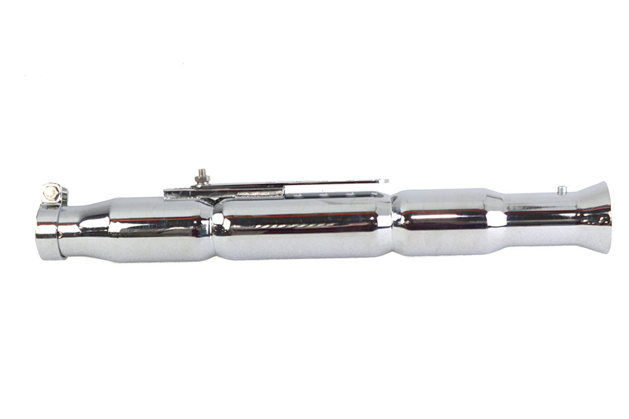 V-Twin #78851 - Megaphone Muffler Chrome