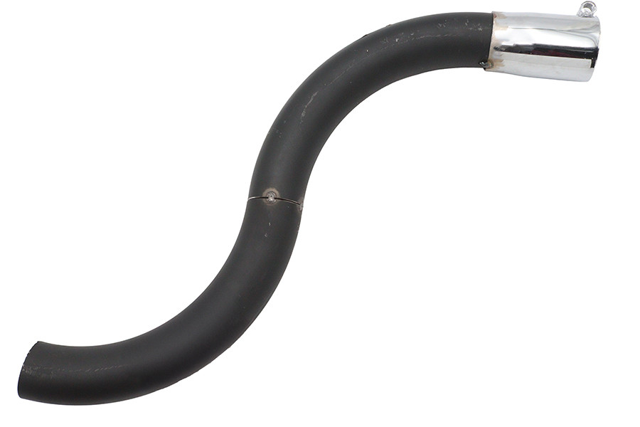 V-Twin - Exhaust S-Bend Extension Chrome