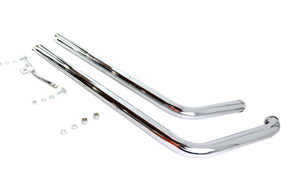 Paughco #731SD40 - 40 inch Shotgun Exhaust Drag Pipe Set