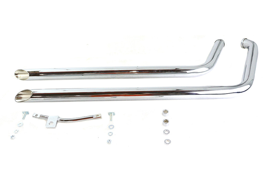 Paughco #731SD40 - 40 inch Shotgun Exhaust Drag Pipe Set
