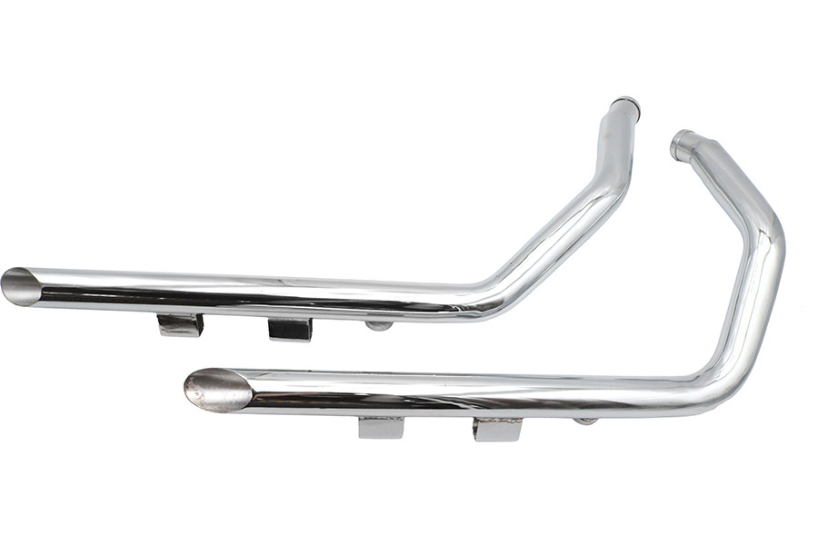 Ultima #60-218 - Ultima Exhaust 2 inch Drag Pipe Set Slash Cut Ends