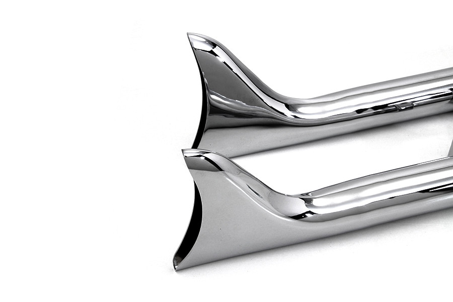 V-Twin - Indian Straight Fishtail Set Chrome