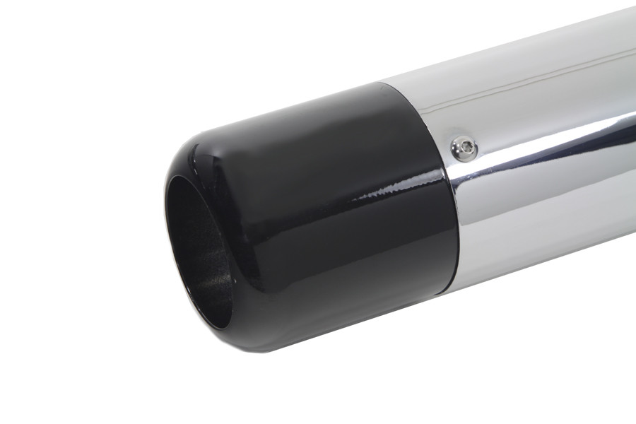 V-Twin #8556 - Muffler Set with Black Hollow Point End Tips