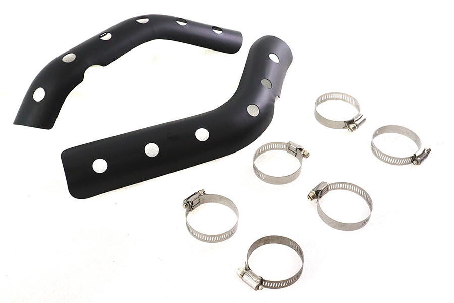 V-Twin #75028AB - XL Heat Shield Set Black