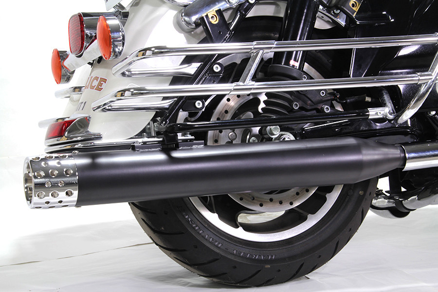 V-Twin - Wyatt Gatling Muffler Set with Shooter Style End Tips