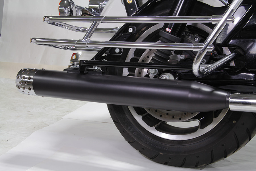 V-Twin - Wyatt Gatling Muffler Set with Shooter Style End Tips