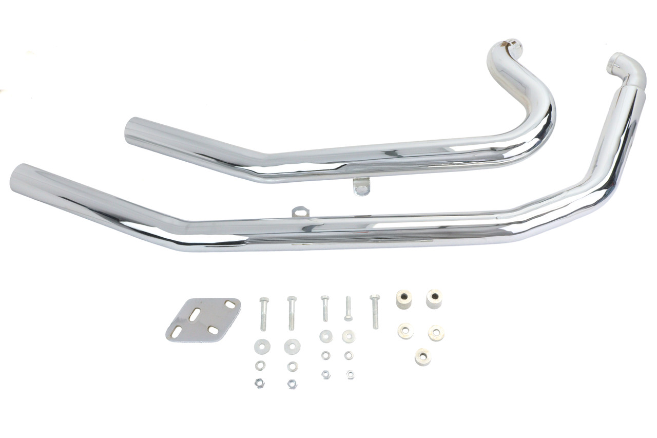 Ultima #60-305 - Big Growl Long Barrels Exhaust Pipe Set Chrome